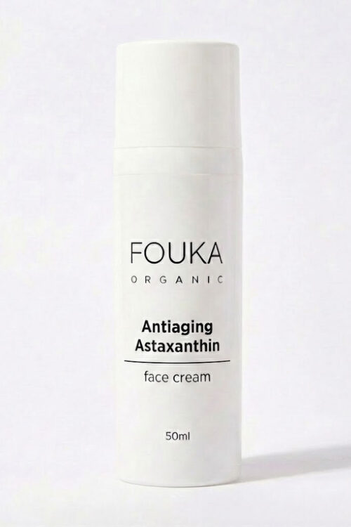 Fouka Anti-Aging Face Cream With Astaxanthin Κρέμα Αντιγήρανσης Με Ασταξανθίνη & Υαλουρονικό Προστασία από το οξειδωτικό στρες. 50ml