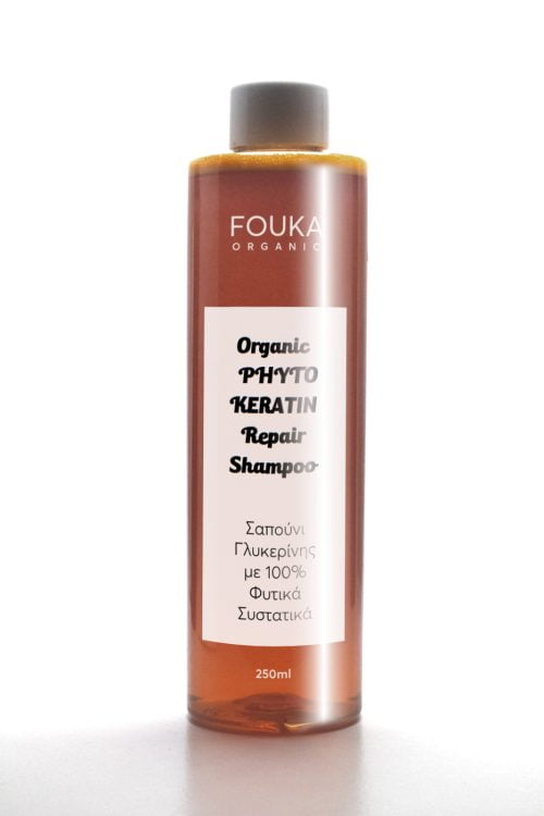 Fouka Phyto Keratin Repair Shampoo - 100% Σαμπουάν Επιδιόρθωσης Με Φυτο-Κερατίνη  250ml