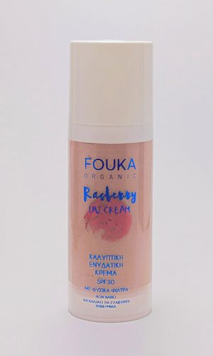 Fouka Raspberry UV Cream SPF30 Neutral 50ml – Αντηλιακή Κρέμα Προσώπου Με Προσθετική Κάλυψη & Χρώμα SPF30 Φυσικό Φίλτρο ECOCERT Non Nano
