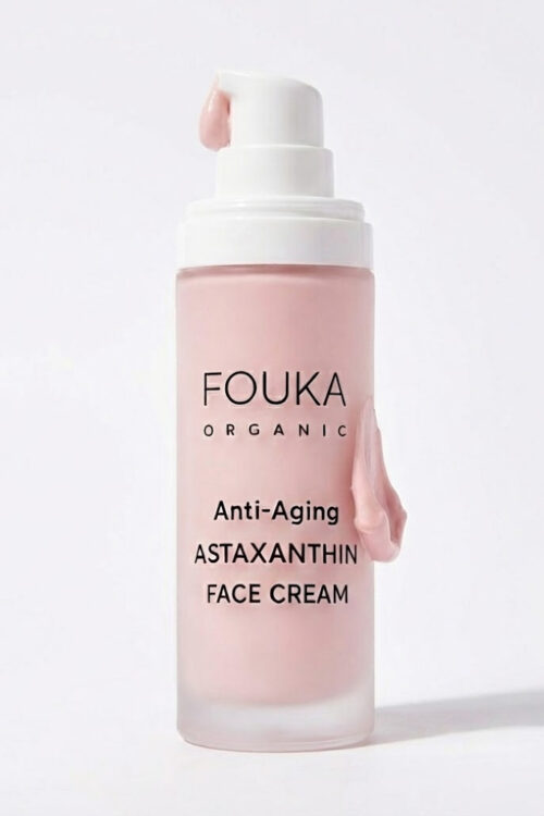 Fouka Anti-Aging Face Cream With Astaxanthin Κρέμα Αντιγήρανσης Με Ασταξανθίνη & Υαλουρονικό Προστασία από το οξειδωτικό στρες , για άτονες επιδερμίδες. 30ml