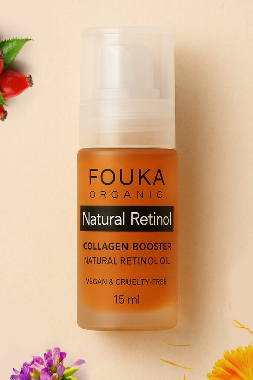 Fouka Natural Retinol Oil – 100% Φυτικό Έλαιο Εναλλακτικό Της Ρετινόλης 15ml