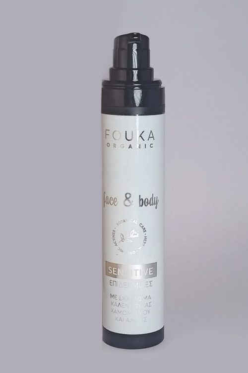 Fouka Sensitive Aloe Cream – Ενυδατική Κρέμα Για Ευαίσθητες Επιδερμίδες Με βιολογικό εκχύλισμα Καλέντουλας, Χαμομηλιού και Αλόης 50ml