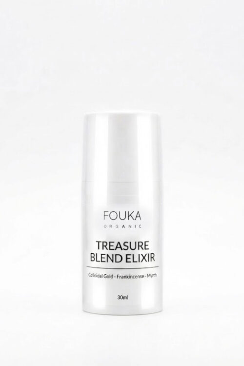 Fouka Treasure Blend Elixir Ορός Άμεσης Λείανσης και Αναζωογόνησης  με Χρυσό, Λιβάνι & Μύρο. 30ml