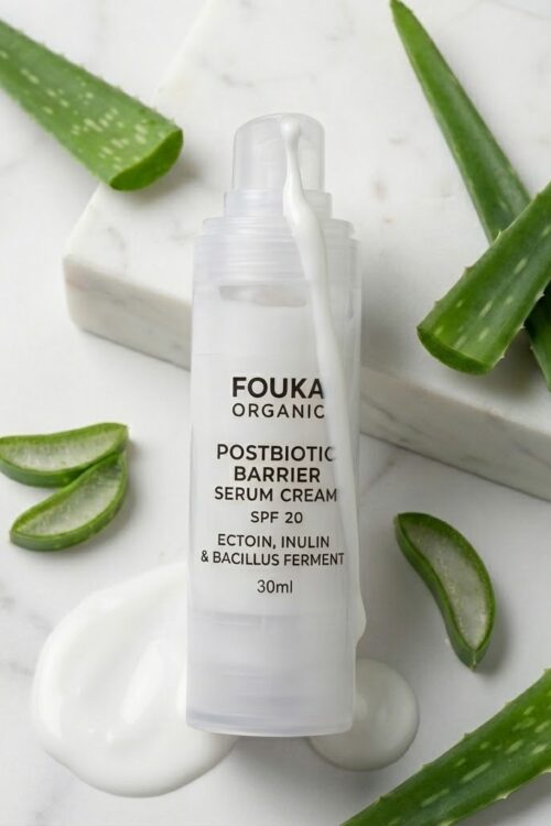 Fouka Postbiotic Barrier Serum Cream SPF20 non nano with Ectoin, Inulin, Bacillus Ferment 30ml