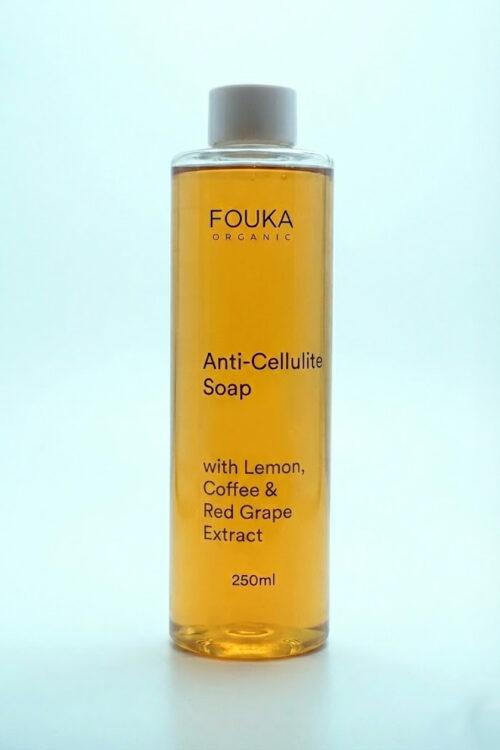 Fouka Organic Anti-Cellulite Soap Με εκχυλίσματα Καφέ, Λεμονιού & Κόκκινου Σταφυλιού 250ml