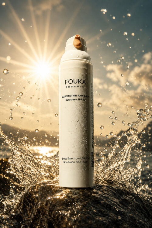 Fouka Astaxanthin Raw Balm SPF30- 100% Φυσική Αντηλιακή με Ασταξανθίνη και ψευδάργυρο χωρίς νανοσωματίδια και συντηρητικά 100ml